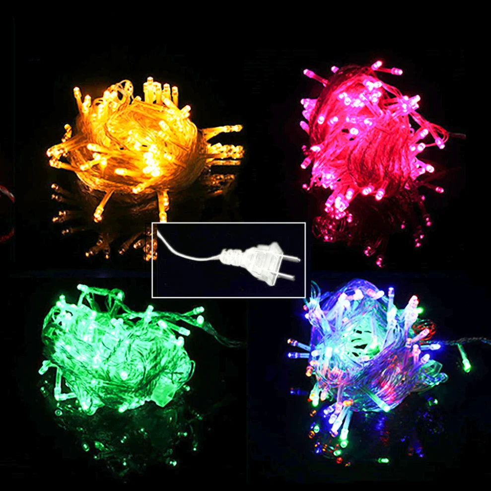 

LDHLM Christmas Lights 220V Waterproof LED Light String Garland for Party Wedding Christmas Decor 100M LEDs Fairy String Lights