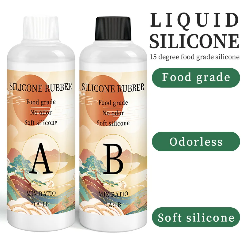 32oz vloeibare siliconenrubber voor het maken van mallen, doorschijnend