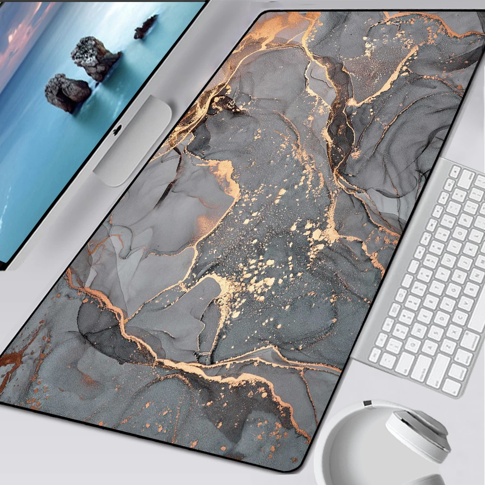 Ink Marble Mouse Pad Computer Gaming Mousepad Pc Gamer Keyboard Desk