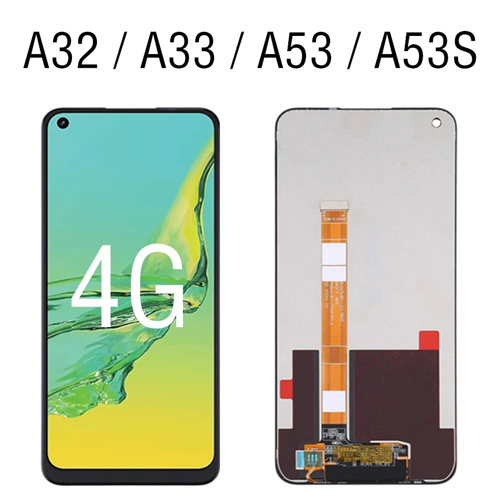 

6.5" For OPPO A53 A53s 2020 CPH2127 CPH2139 LCD Display Screen Touch Digitizer Replacement For OPPO A32 A33 4G Screen