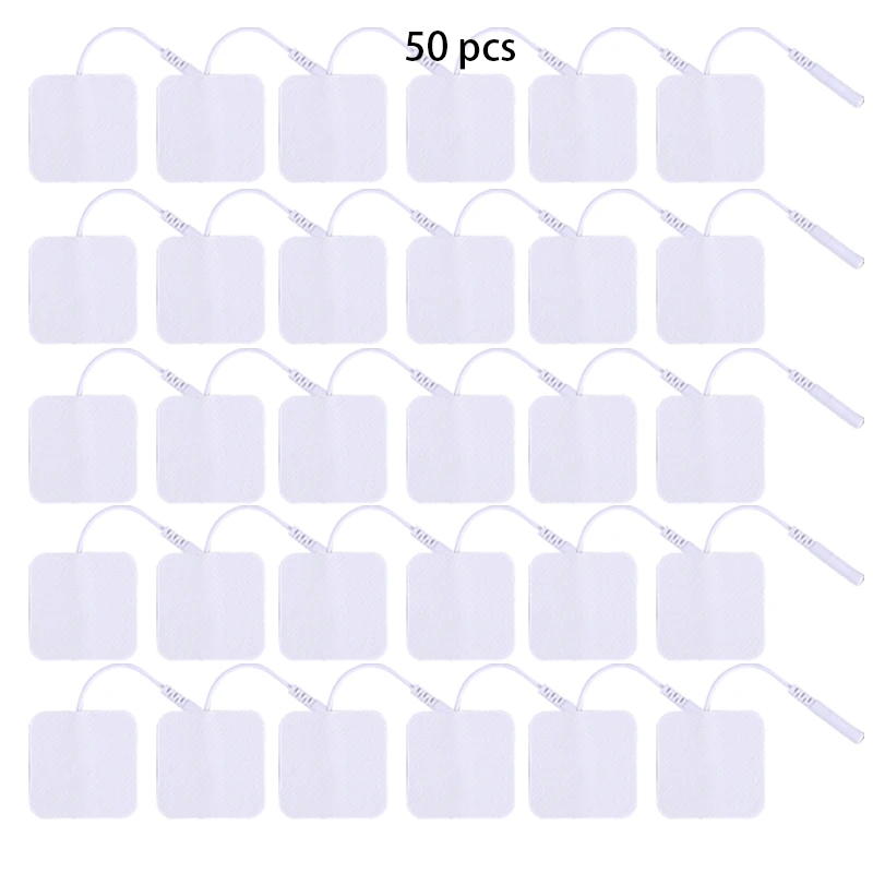 50pcs 4x4cm white