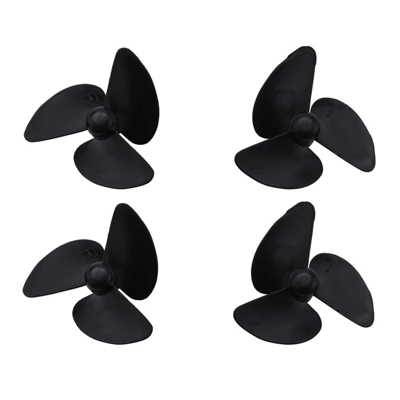 

4Pcs Plastic Propeller For Flytec 2011-5 Fishing Bait Boat Fish Finder RC Boat Spare Parts Accessories