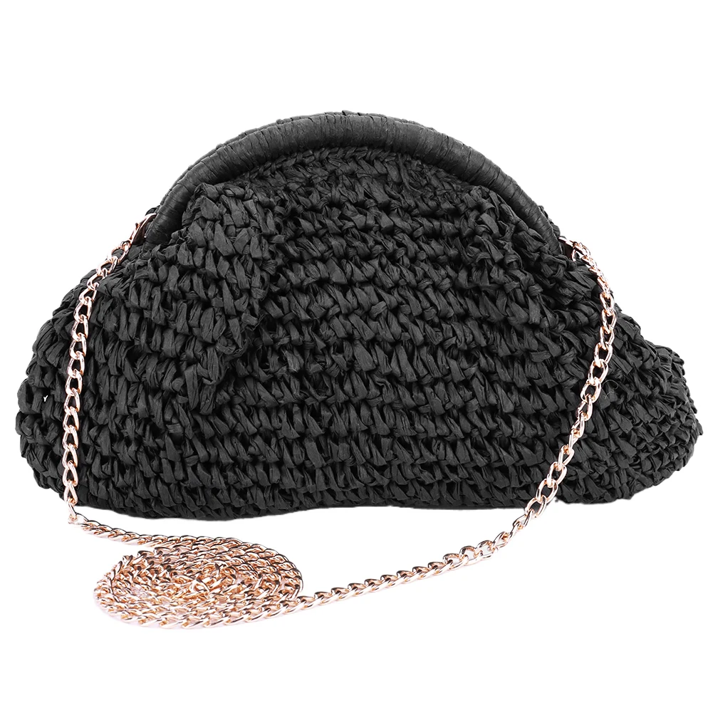 Straw Woven Shoulder Bag for Women Party Vacation