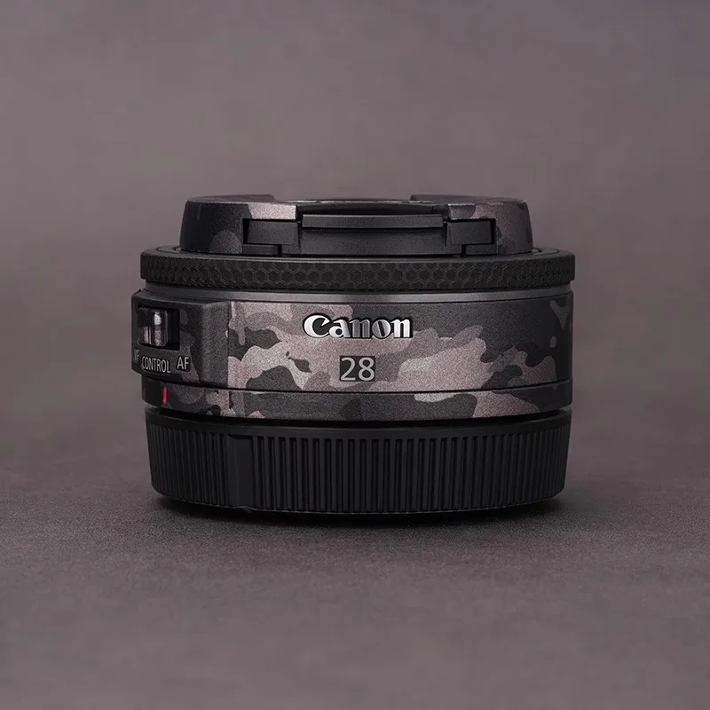 캐논 rf 28mm 스킨 캐논 RF 28mm F2.8 카메라 렌즈 스킨 긁힘 방지 카메라 렌즈 스티커 보호 필름