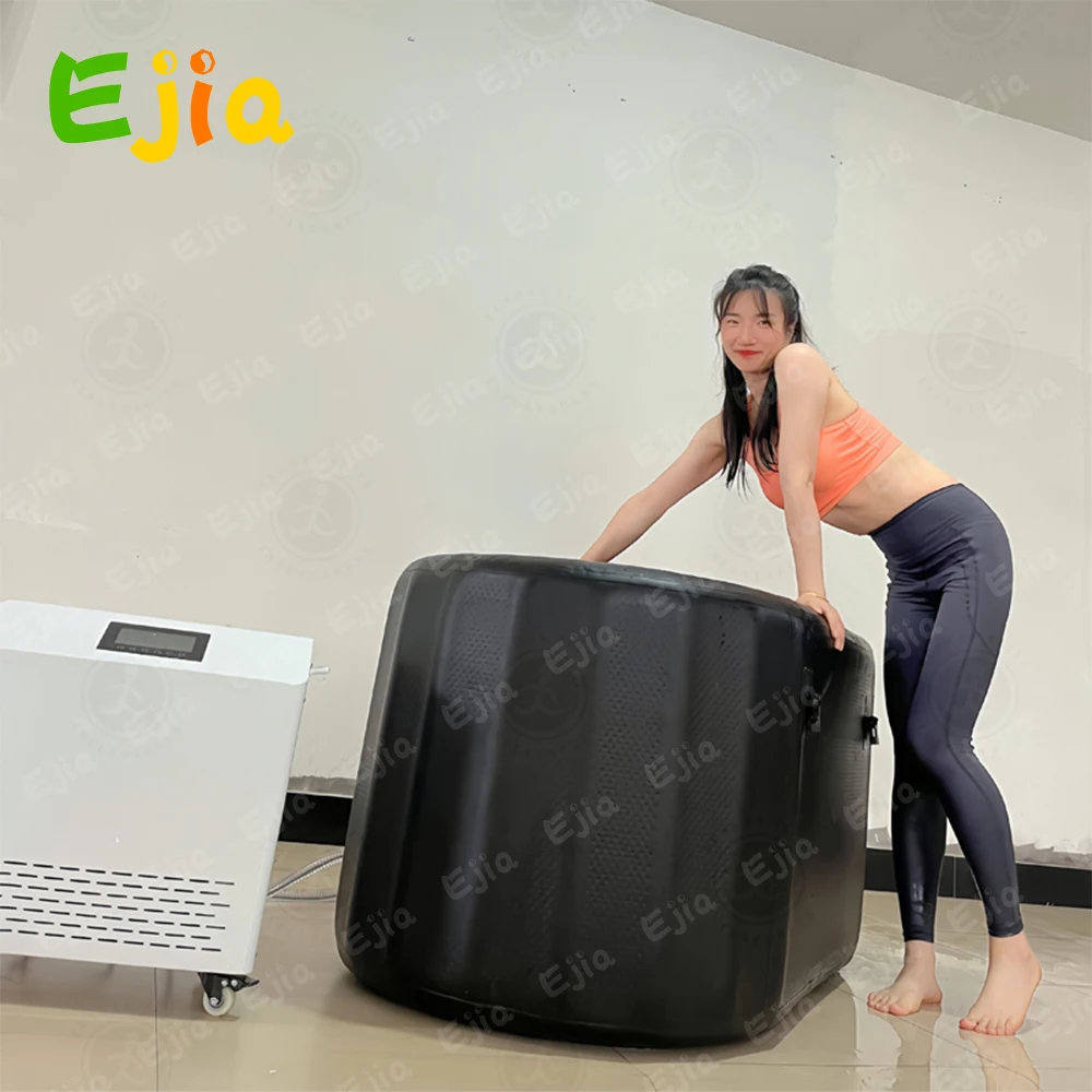 132cm Cold Plunge Tub Athletes-Inflatable Ice Bath Tub For Recovery And Cold Water Therapy, 340L Ice Tubs For Cold Plunge 5