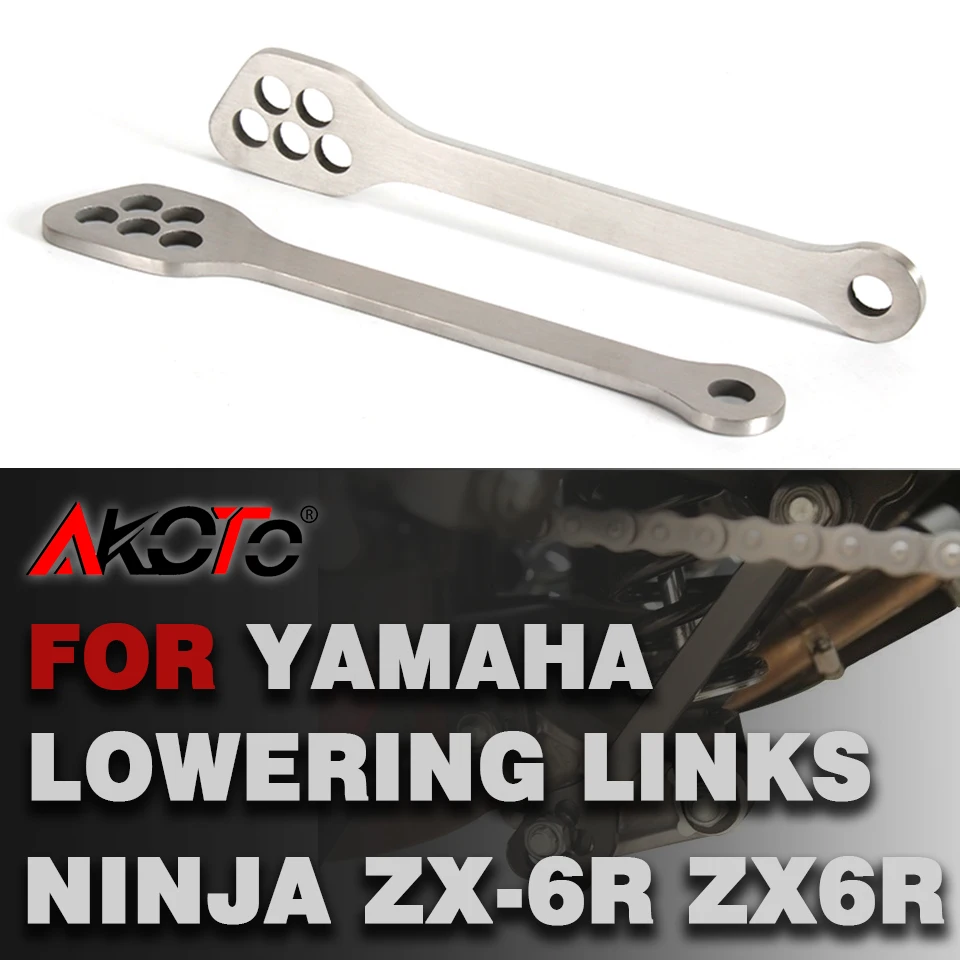 

Lowering Links Kit For KAWASAKI ZZR600 ZZR1200 ZX6R ZX9R ZX10R ZX12R ZX-6RR Motorcycle Rear Suspension Cushion Drop Connecting