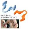 2pcs Mini Stop Snoring Device Silicone Elastic Nose Clip Anti-Snoring Supplies To Prevent Snoring Good Sleep Dropshipping 2