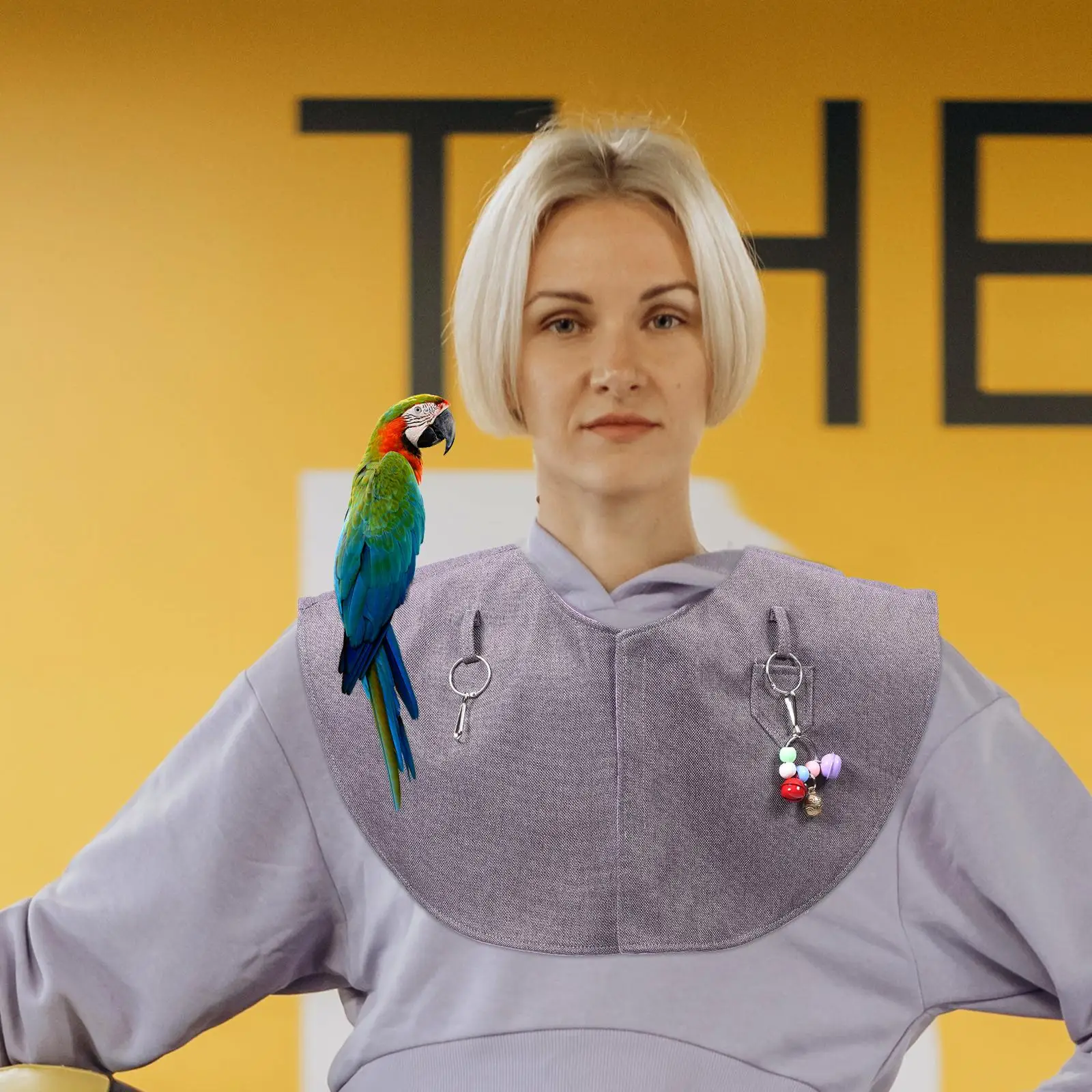 Anti Bite Scratch Resistant Bird Shoulder Protector Shawl Large Parrot Training Cape Prevents Bites Droppings