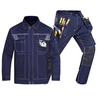Mechanic Multi-Pocket Workwear Jacket and Trousers