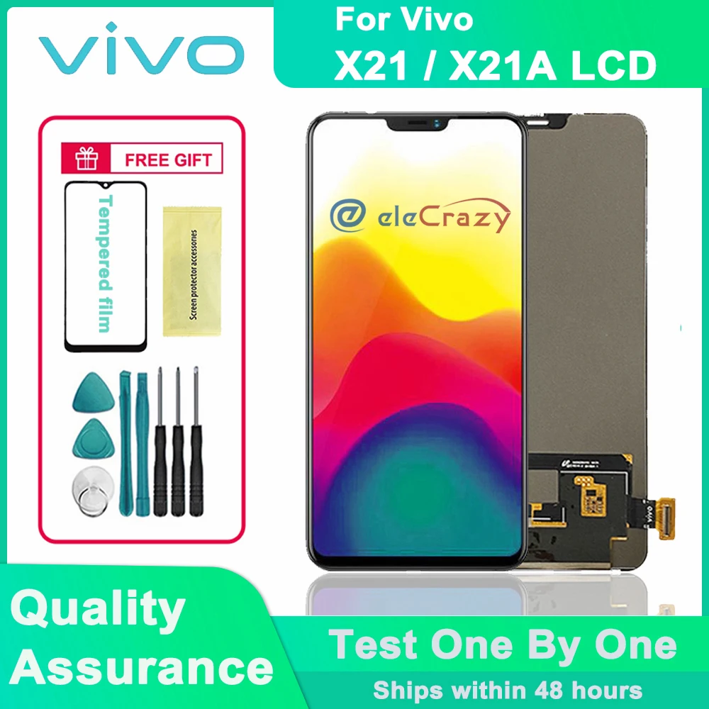 

Original 6.28" LCD Display for VIVO X21 X21A LCD touch screen digitizer assembly for VIVO X21 LCD Display Replaceable parts