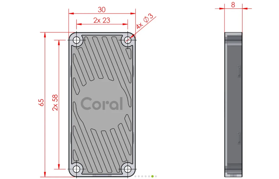 USB accelerator Coral with Google Edge TPU ML accelerator coprocessor for macOS Windows 10 Google Cloud