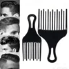 1pc Insert Afro Hair Pick Comb Wide Comb Teeth Hair Fork Brush Man Oil Head Hair Plastic Gear Comb Curly Afro Hairdressing Tools 2