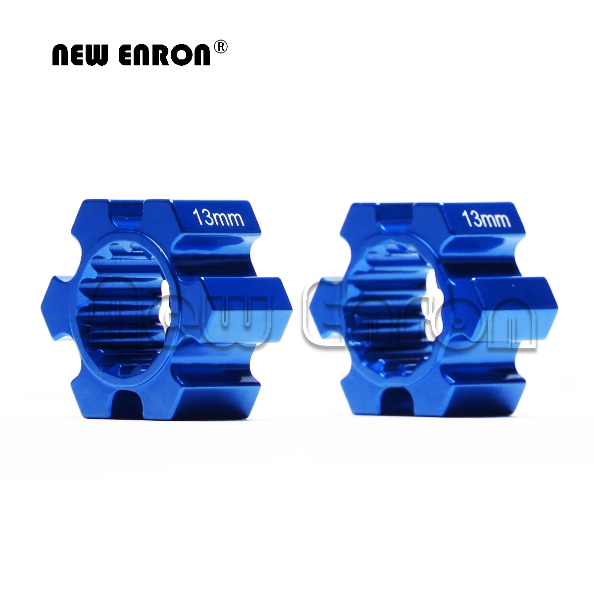 GPM Aluminum Wheel Hex For Traxxas X-Maxx 4X4 (13mm Thickness) - 2Pcs Blue, Fits 6S & 8S Models - View #10