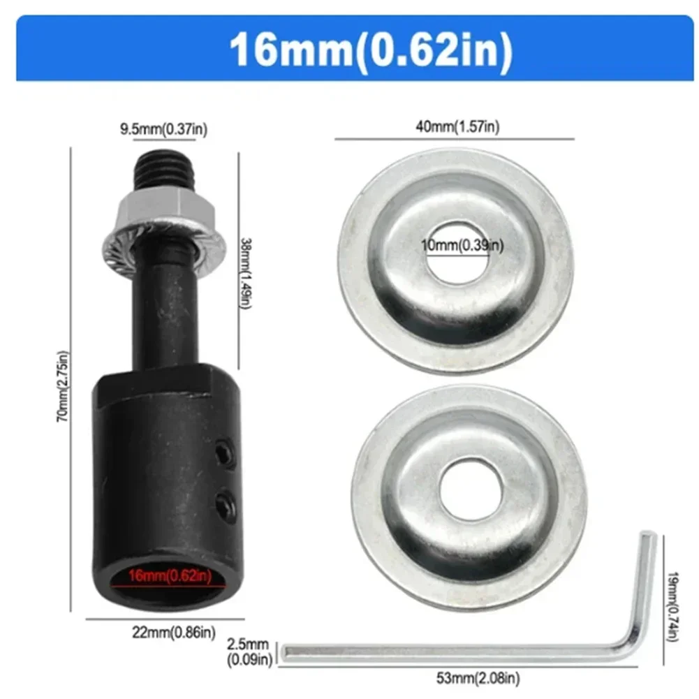 Motor Shaft Arbor Coupler Extender Sleeve Spindle Couple Chuck Adapter Convert Bench Grinder Extension Rod Buff Wheel Rotary grinder accessories