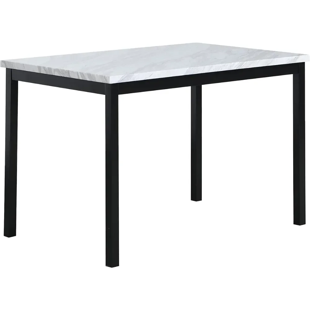Dressers for Bedroom Hairstyle 28.50 X 45.00 X 30.00 Inches Makeup Table Noyes Metal Dining Table With Laminated Faux Marble Top