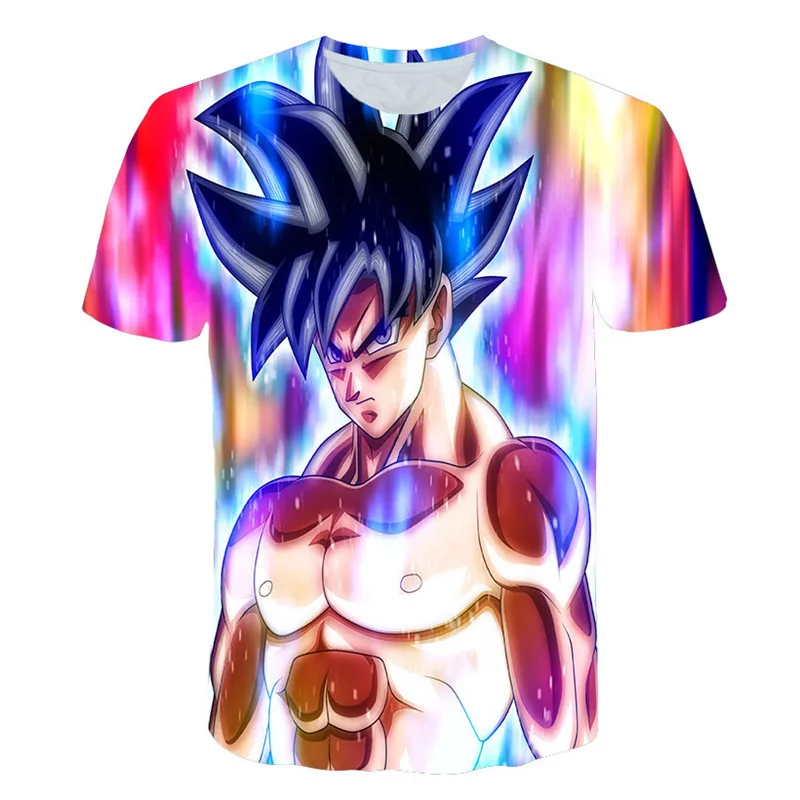 Camisa Camiseta Impressão 3D Goku Instinto Superior Anime Dragon Ball