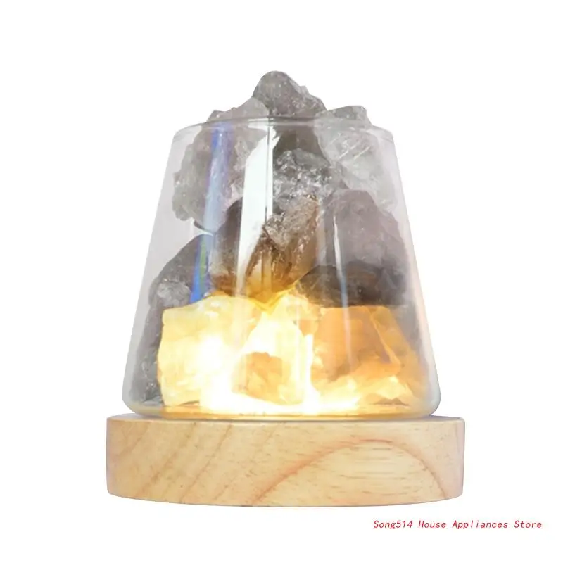 

Electric Air Humidifier Essential Oil Diffuser Natural Crystal Aroma Diffuser 95AC