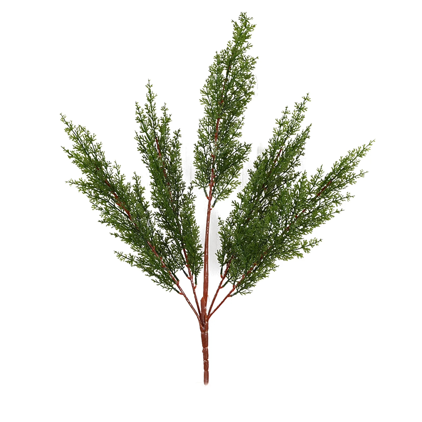 

Simulation Cypress Branches Plastic Artificial Blade Leaves Cuttings Desktop Ornaments Garden Outdoor Home Room Decoration