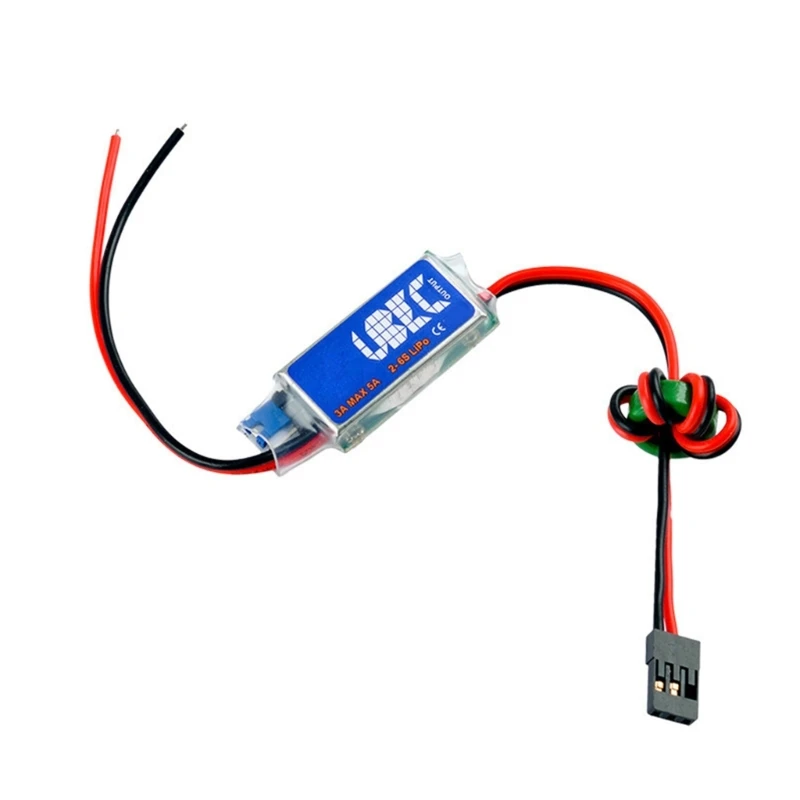 

Adjustable Output 5V/6V Electric Regulator BEC 2-6S Lipo Step-down Modules 3A UBEC Anti-jamming Switching Power Supply