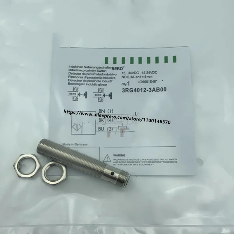 

Новый бесконтактный переключатель 3RG4012-3AB00, соединитель постоянного тока с тремя проводами, PNP, нормально открытый Электрический датчик, 2 шт.
