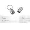 6pcs Pet ID Address Collar Pendant Dog Cat Storage Tube Anti Lost Address Label Mini Collar Tube Necklace Pendants For Puppy 6