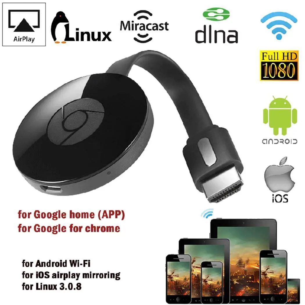 G2 Tv Stick Per Mirascreen 1080P Display Anycast Hdmi-Compatibile Miracast Tv Dongle Per Android Mirror Screen Wifi Stick