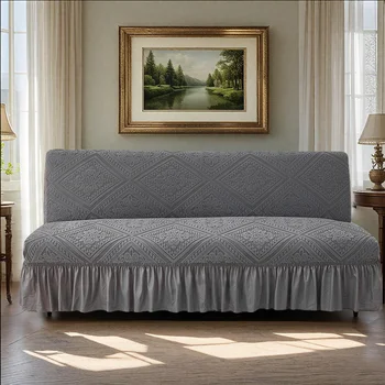 Copridivano senza braccioli con fondo elastico, copridivano Copridivano elasticizzato Copridivano futon pieghevole 1