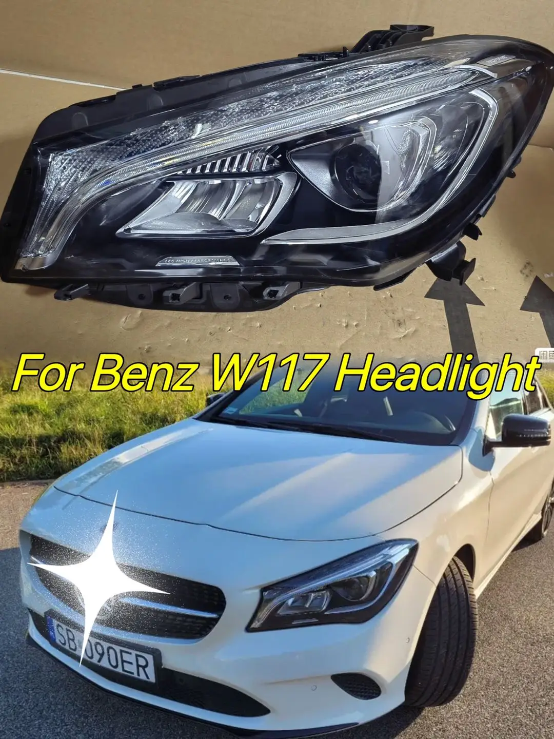 ForBenzCLAW117Headlight20142019Cla200Cla220HeadlightCarLed