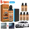1-5pc 100ml Car Plastic Restorer Back To Black Gloss Auto Polish Repair Coating Renovator Long-Lasting Protect Car Cleaning Tool 1