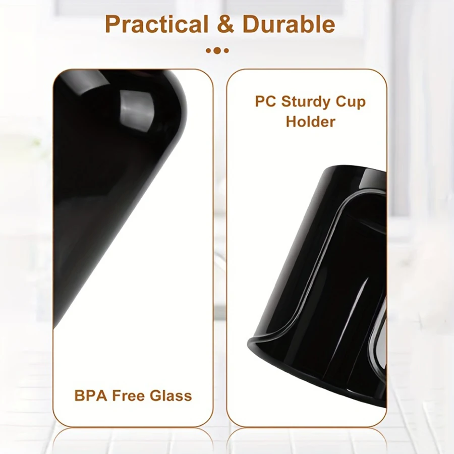 Mouthwash Dispenser with Bathroom Cup Holder plastics Mouthwash Container Mouth Wash Bottle Decanter Small Cup Dipsenser mouthwash dispenser
