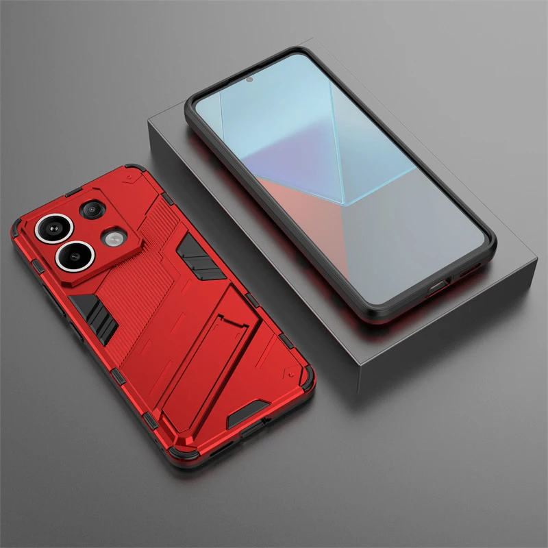 Rugged Shockproof Kickstand Case with Car Mount Feature