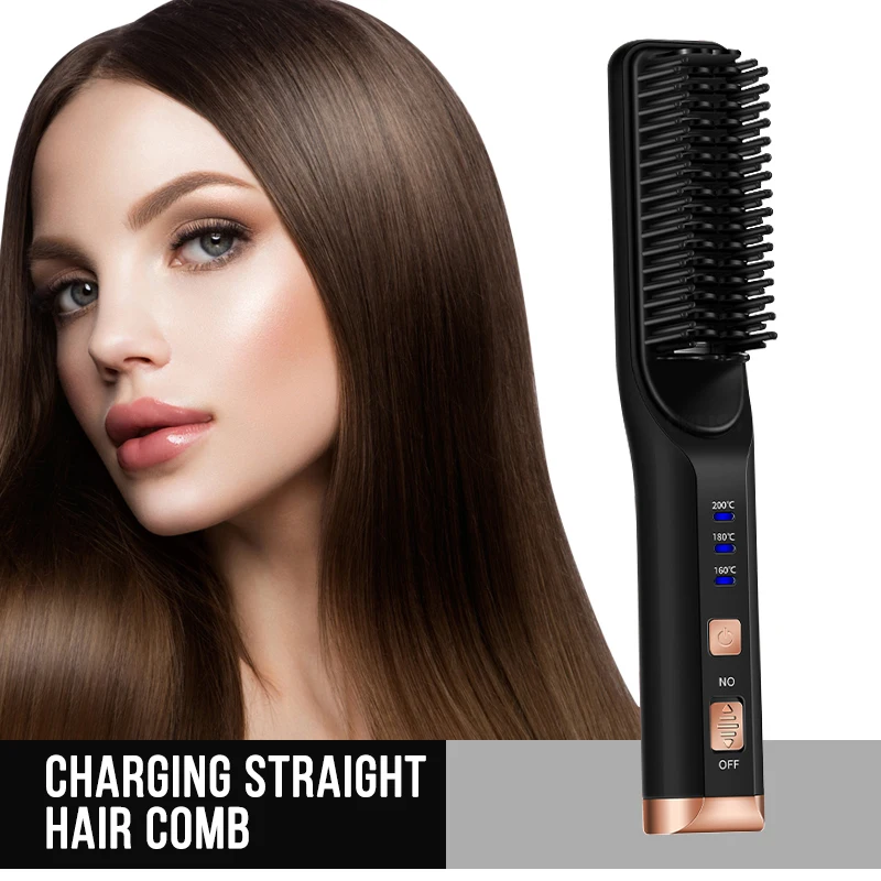 Hair Straightener Brush New Product The Popular Professional Mini