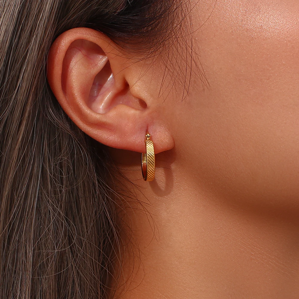 Tube Hoop Earrings | Basique® Jewelry