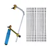 Adjustable Frame Sawbow U-shape Coping Jig Saw for Woodworking Craft Jewelry DIY Hand Tools with Spiral Blades tool 5