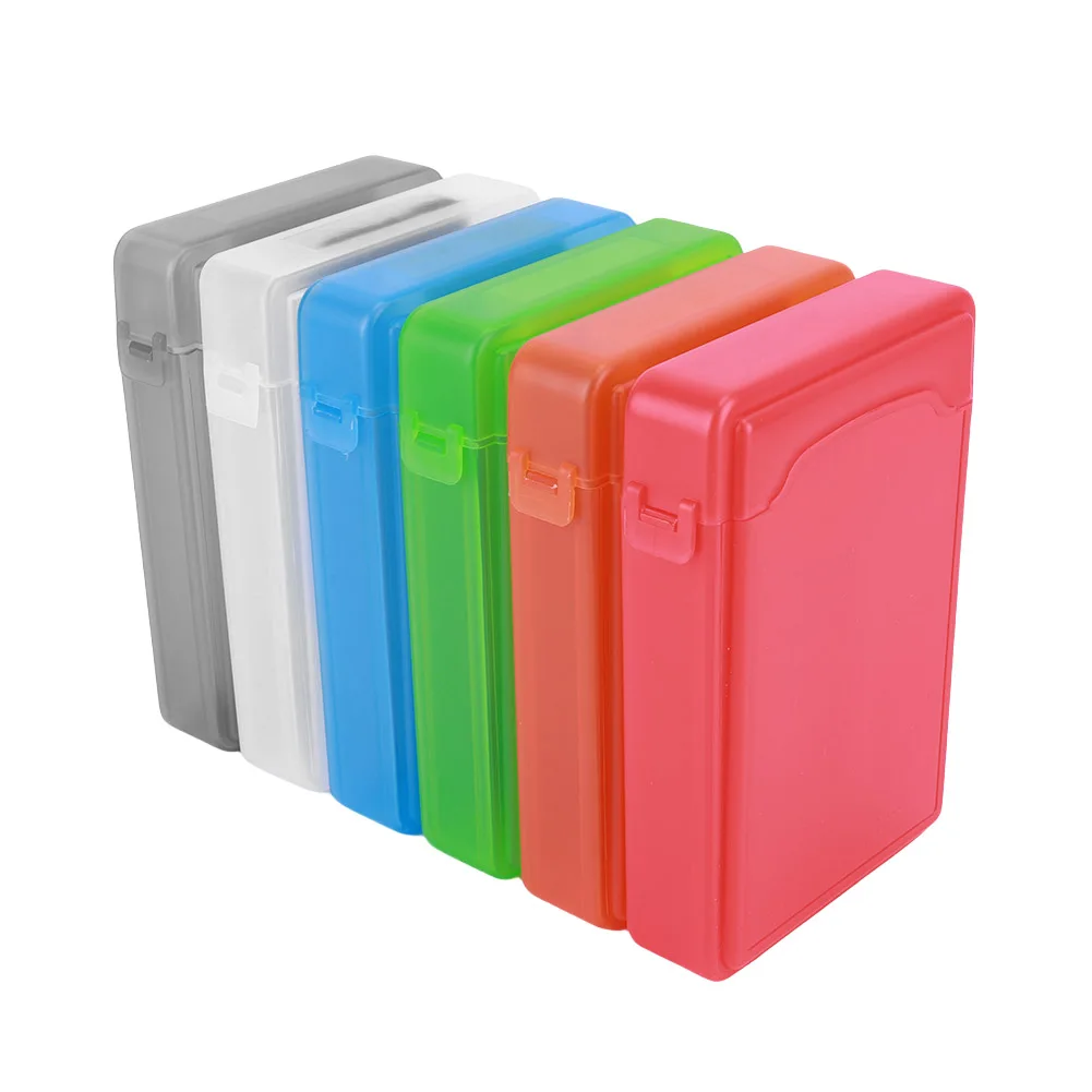 3.5 Inch IDE SATA HDD Hard Drive Disk Storage Box Case Cover Dustproof Plastic HDD Hard Drive Case Shockproof Enclosure