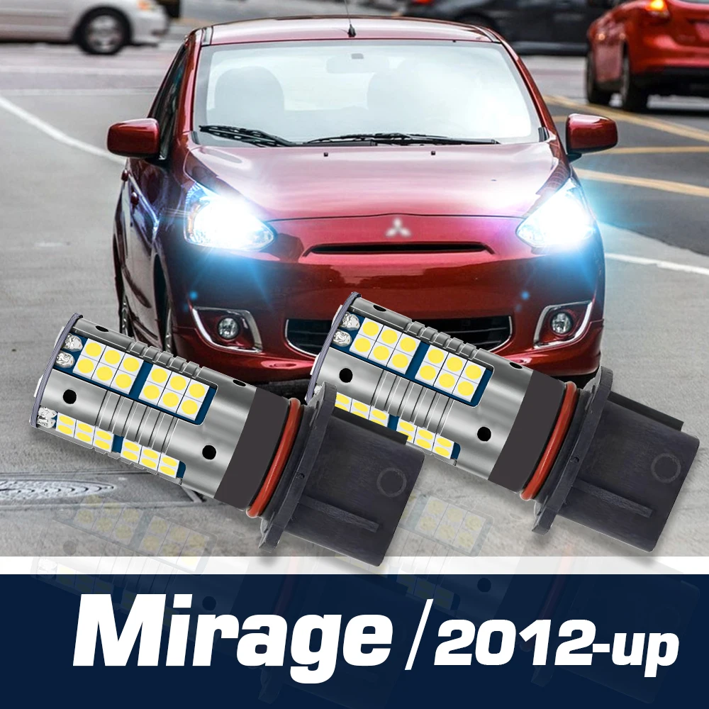 

2pcs LED Daytime Running Light Canbus Accessories DRL For Mitsubishi Mirage 2012 2013 2014