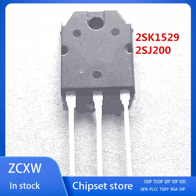 1 Paio 2SJ200/2SK1529 J200/K1529 Transistor MOS Canale P #98/7 - Foto 3
