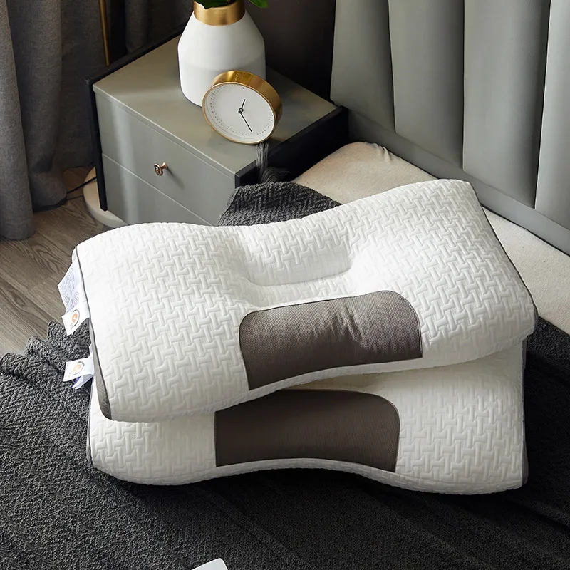 

Cervical Orthopedic Neck Pillow To Help Sleep And Protect The Pillow Neck Household Soybean Fiber Massage Pillow Core
