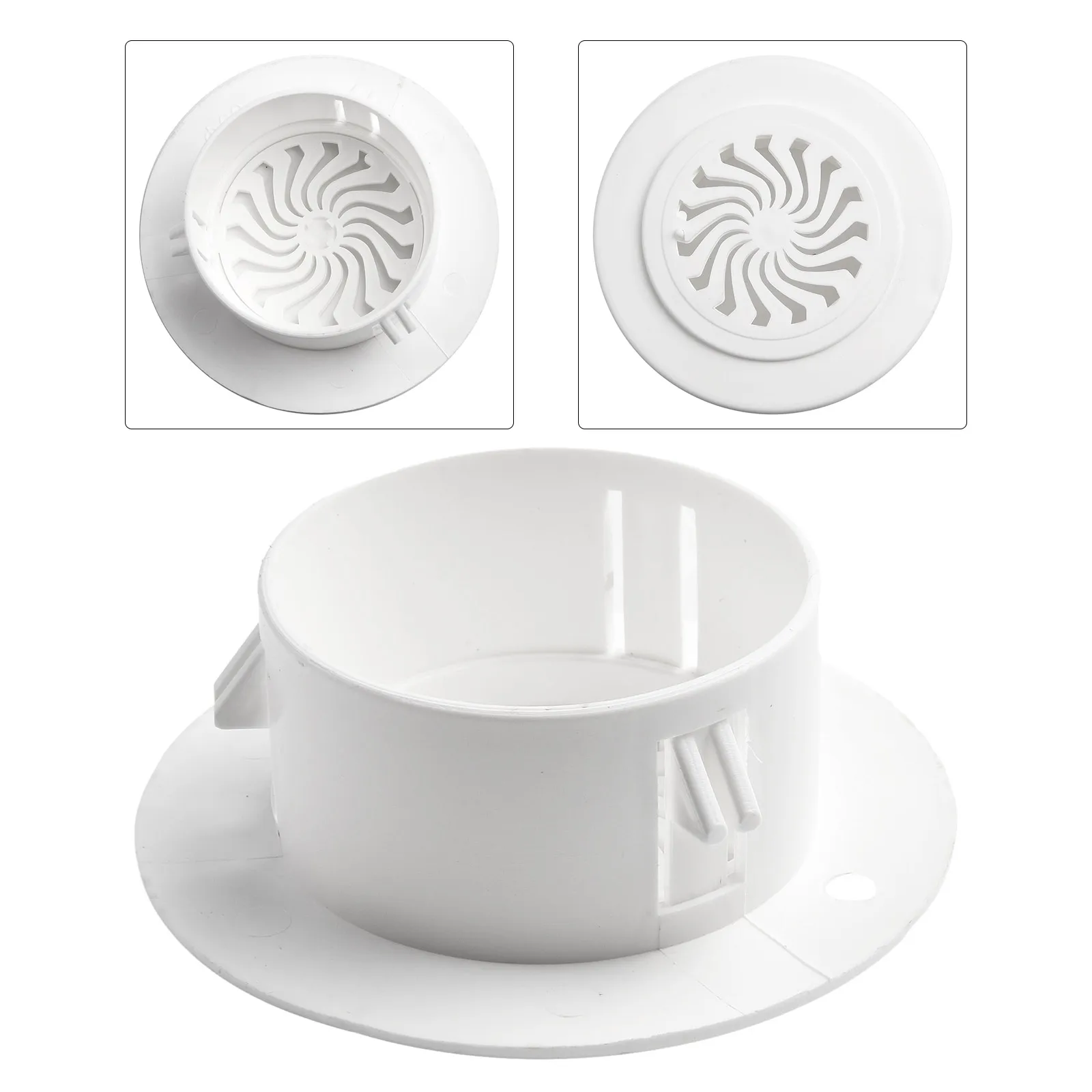 1Pc Plastic Cover Air Conditioner Hole Cover Ventilation Grille Wall Hole Decorate Cover Air Conditioner Hole Decorative Cover