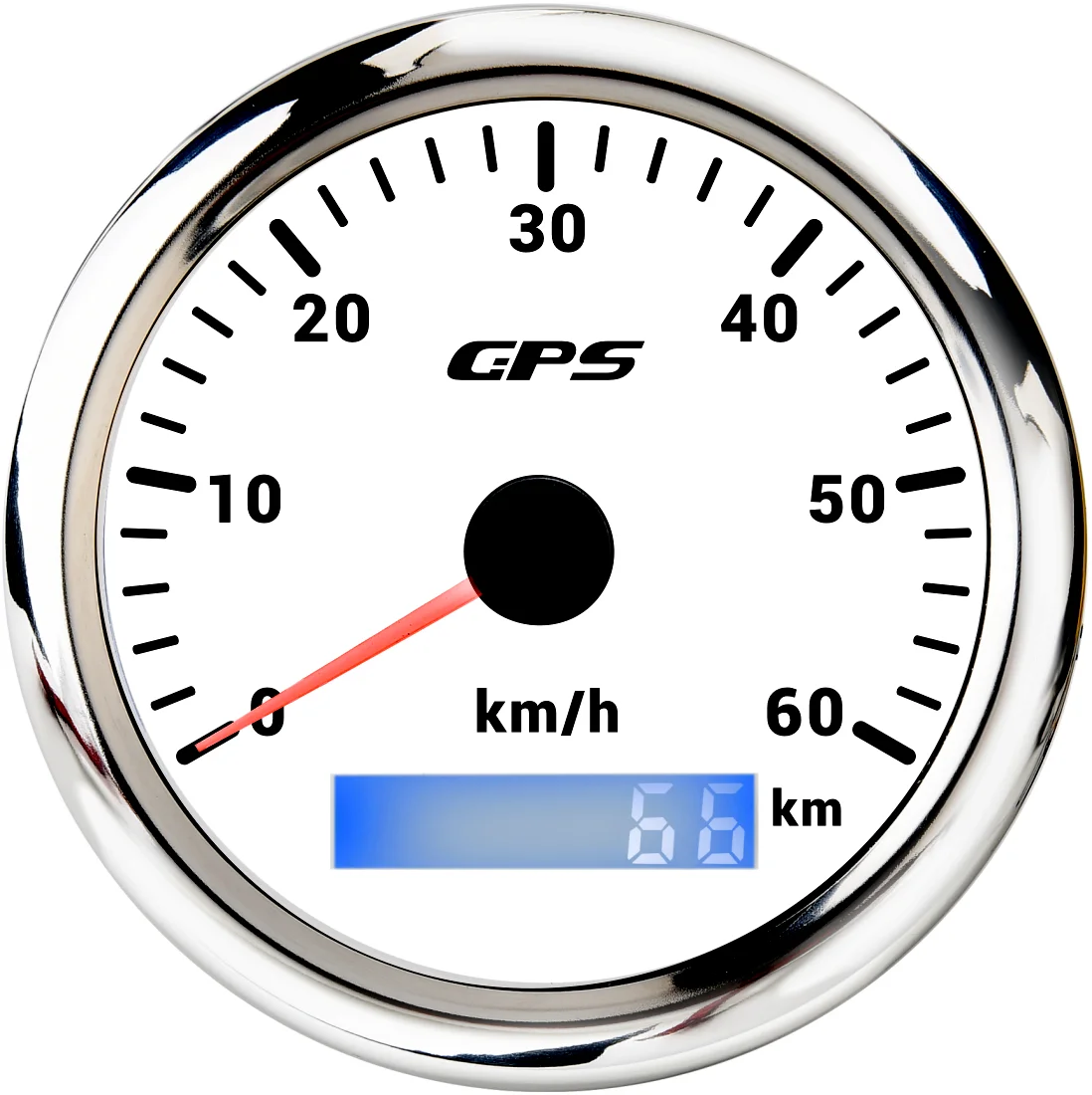 Aramox Misuratore multifunzione LCD 85 mm / 3,3 pollici, tachimetro GPS 200KM / H Contachilometri contachilometri Anti-appannamento IP67 Impermeabile