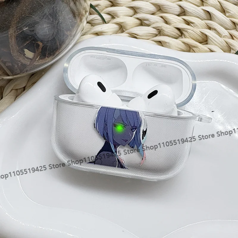 Cool Anime Cyberpunk Edgerunners TPU Earphone Protective Case