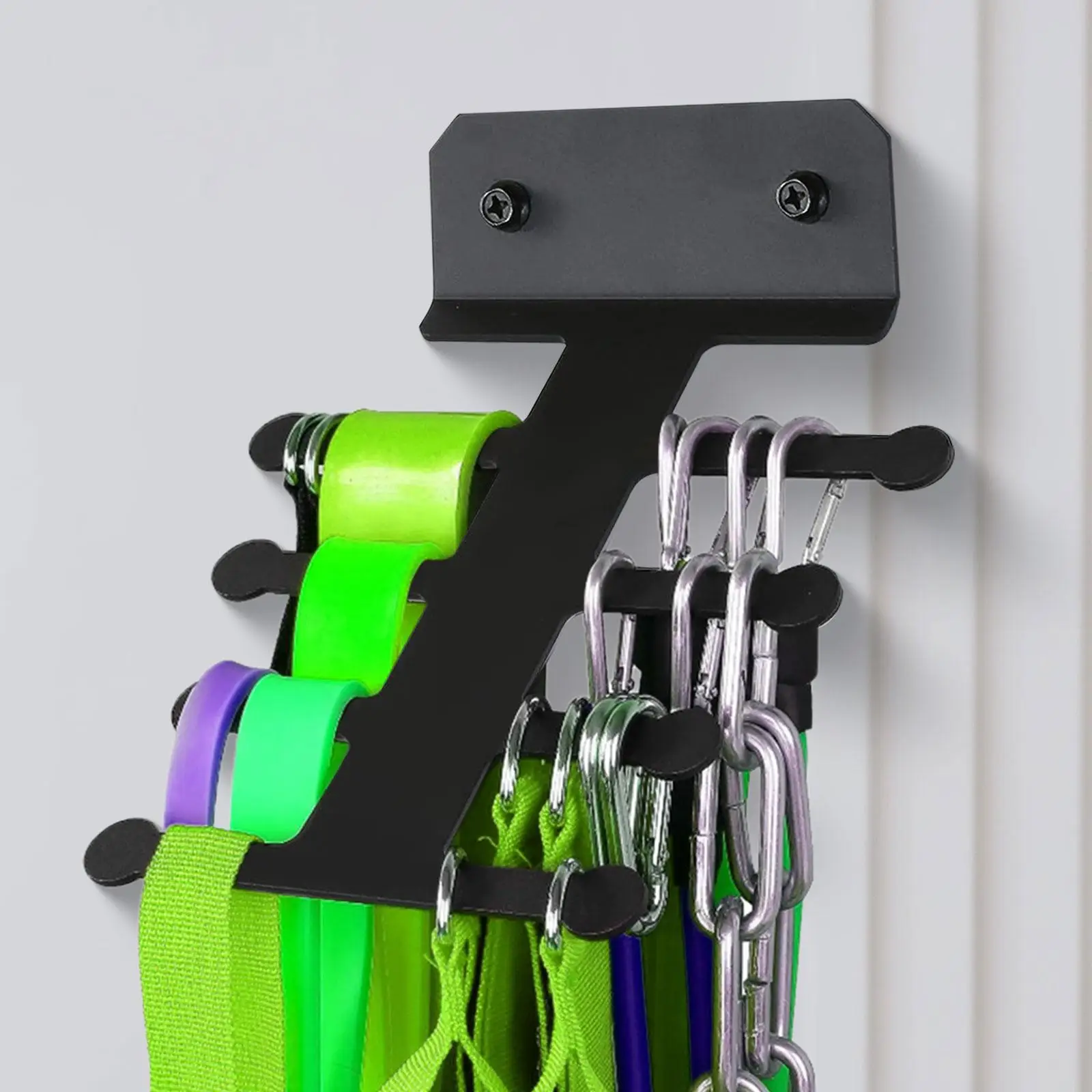 

Resistance Rack Band Storage Hanger Workout Gear Wall Mounted Storage Rack