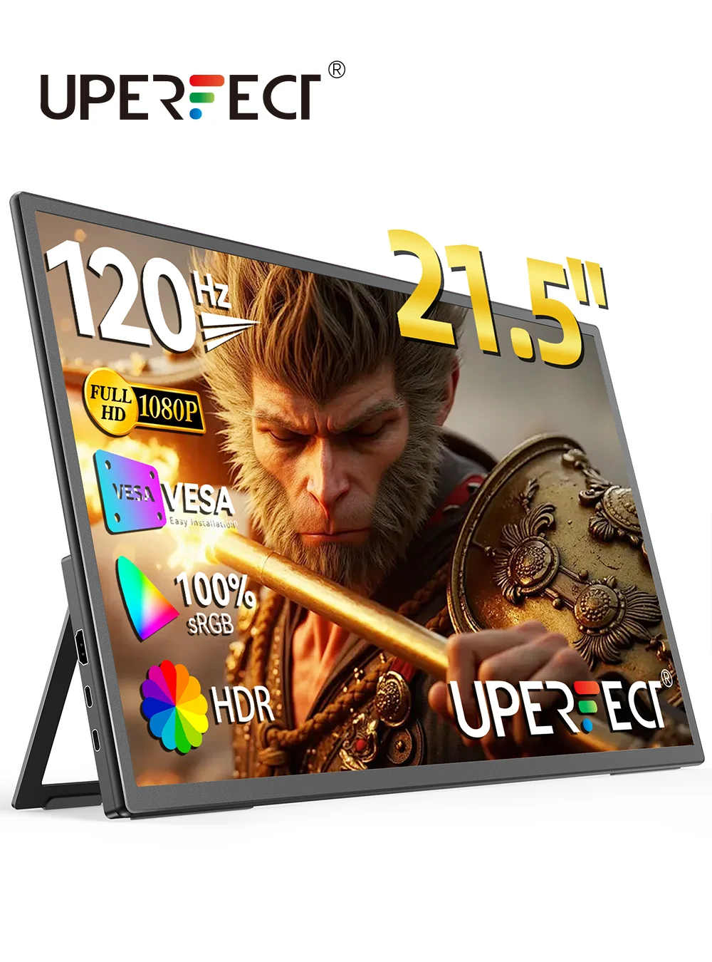 UPERFECT Monitor portátil con batería integrada de 10800mAh, pantalla UPERFECT Monitor portátil con batería integrada de 10800mAh, pantalla