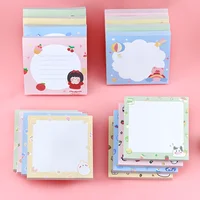 Funny Cute Sticky Notes Kawaii Girl Bear Cow Memo Pad Post Notepad Stationery Daily Planner Shopping Check To Do List Index Tabs 2