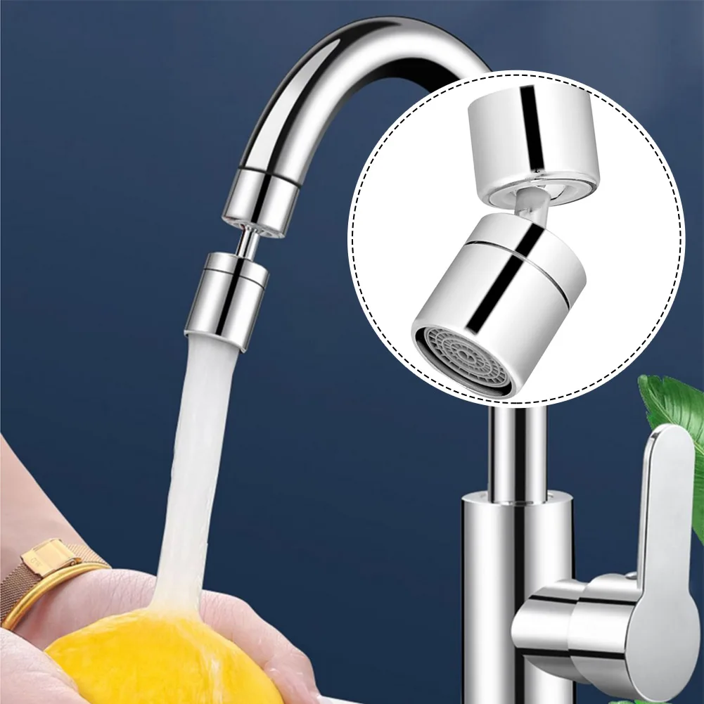 

Kitchen 360° Rotatable Faucet Filter Swivel Tap Head Water Saving Nozzle Adapter Faucet Replacement Parts