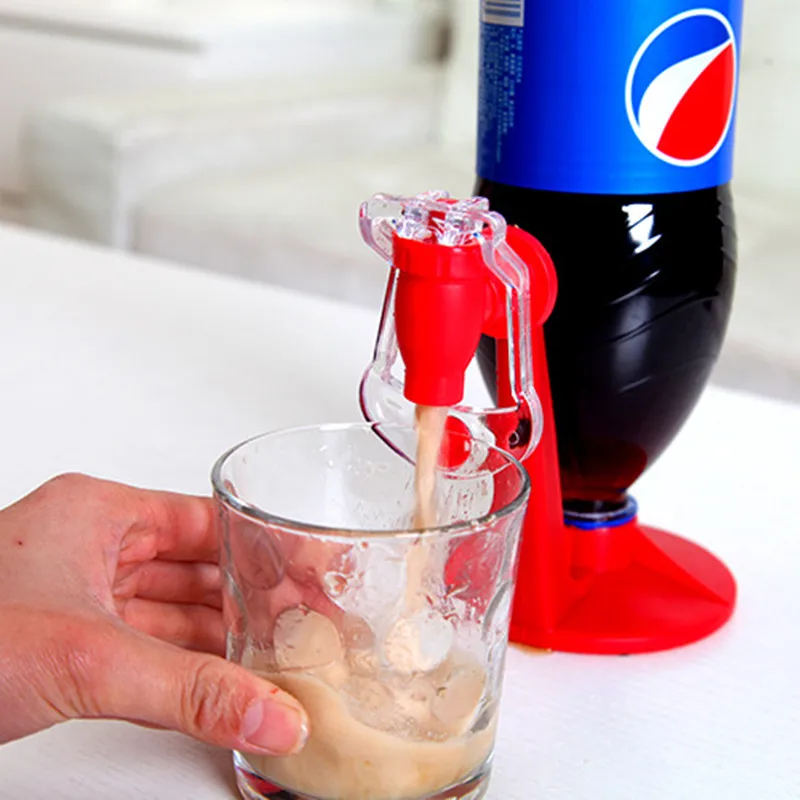 Sprite Coke Bottle Inverted Drinking Fountain Home Lazy Switch Drink Machine Drinks Holders Hand Pressure Water Dispenser