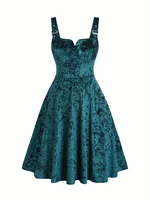Plus size ladies fashion sexy romantic Valentine's day small V-neck adjustable halter skirt women