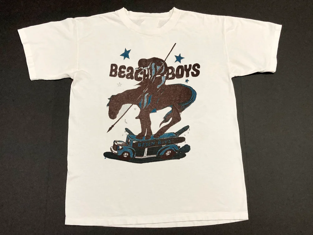 

Rare The Beach Boys Short Sleeve Cotton White All Size Unisex T-Shirt