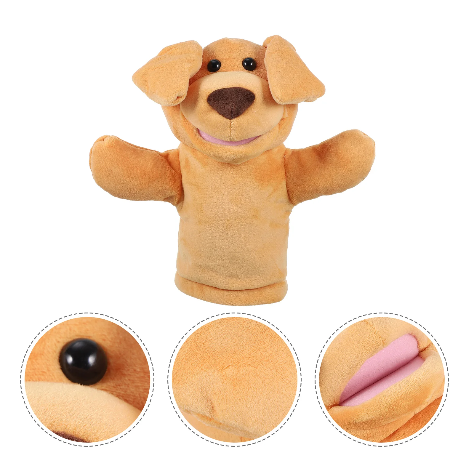 

Мультяшный щенок, ручная марионетка, детские игрушки, мягкие животные, плюшевые игрушки для детей