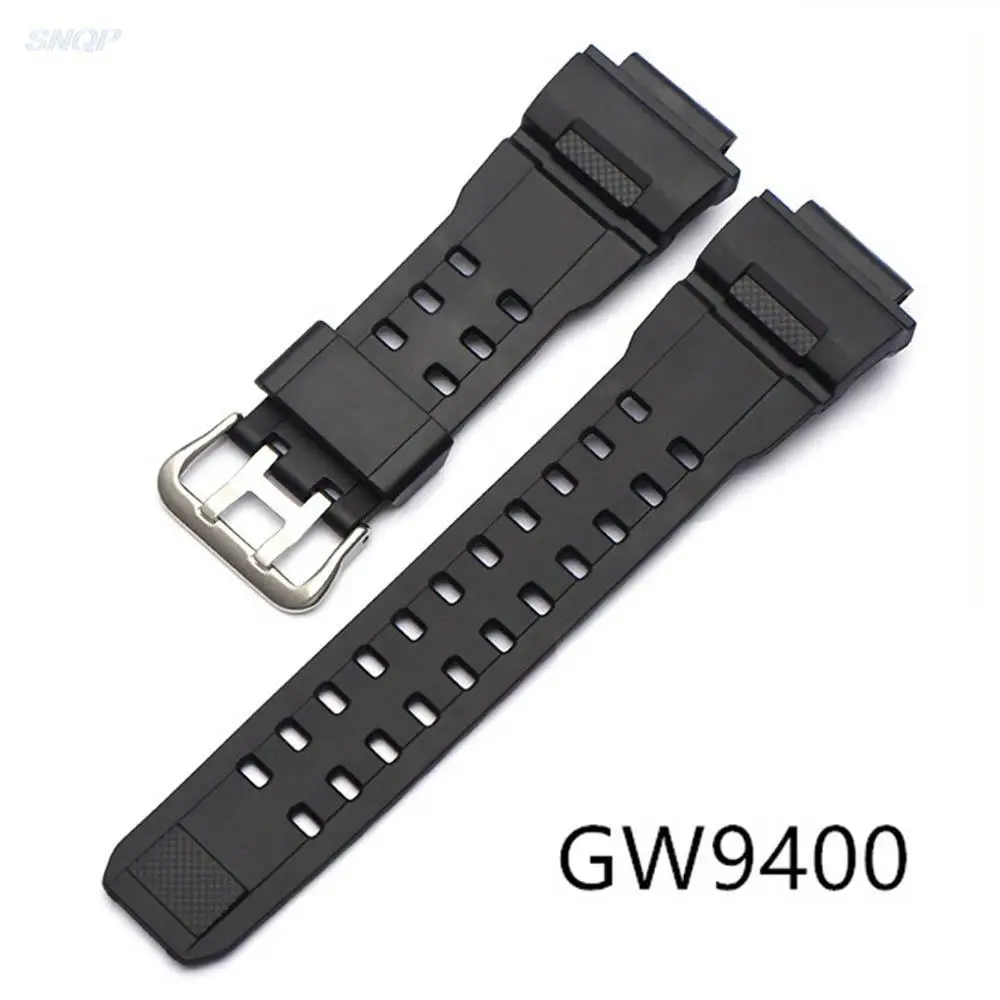Cinturino Di Ricambio Per Cinturino In Resina Nera Per Casio G-Shock Gw-9400 Gw9400 Accessori Per Bracciale Con Cinturino Impermeabile Sportivo